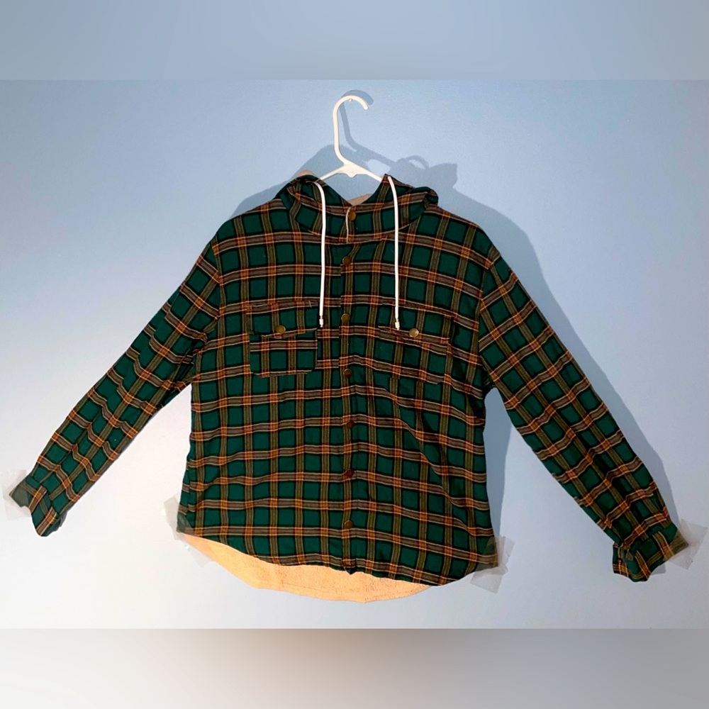 Men’s Boohoo Flannel Hoodie